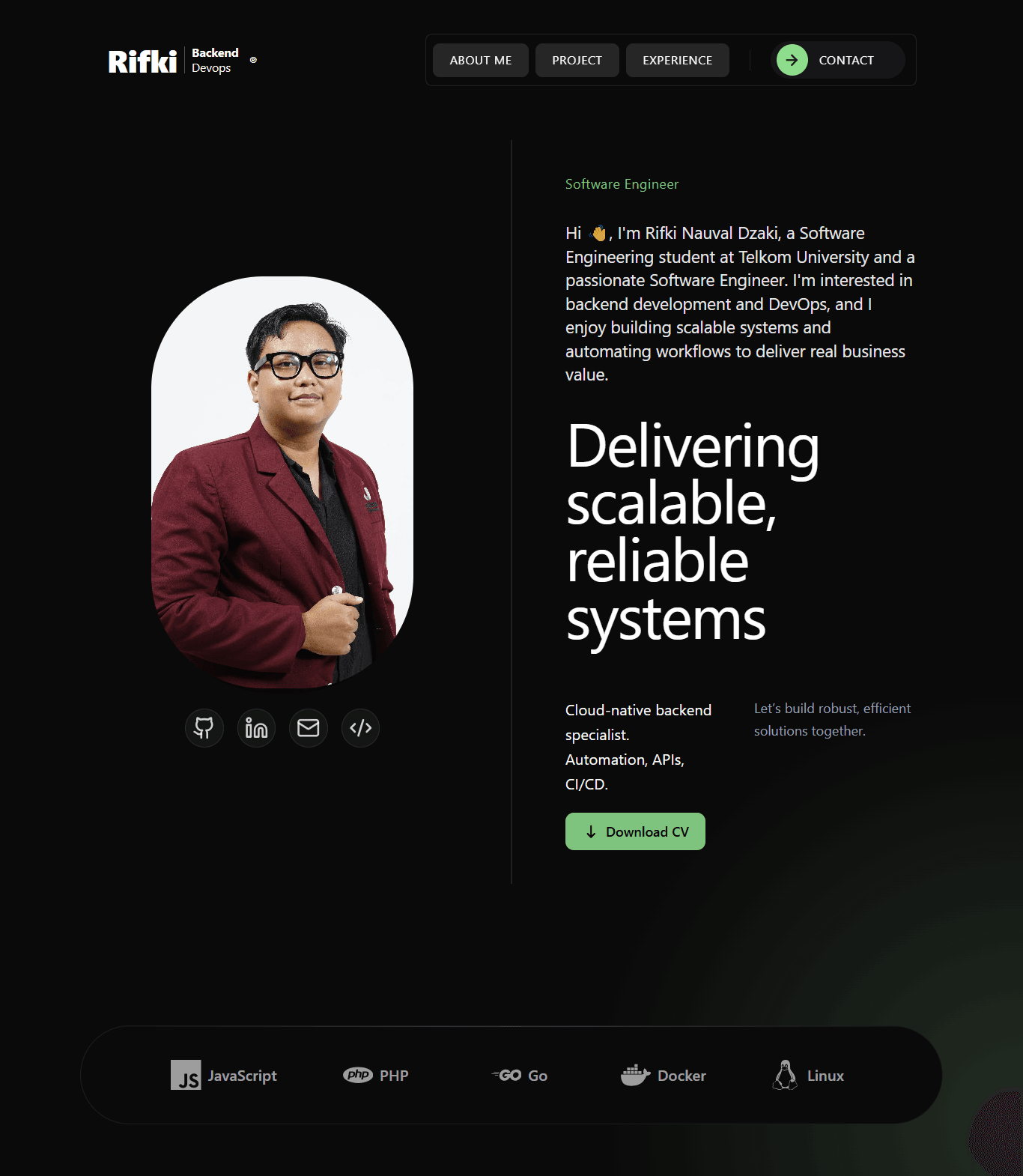 Portfolio Website (This Site)